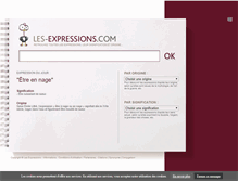 Tablet Screenshot of les-expressions.com